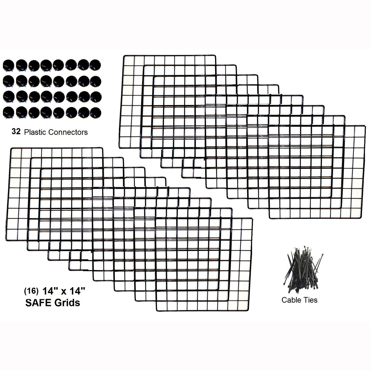 Cagetopia Jumbo grid pack for a 2x6 grid C&C guinea pig cage